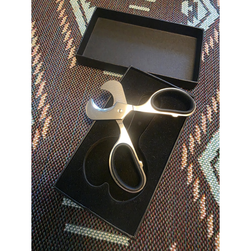 Stainless Steel Cigar Cutter with Gift Box